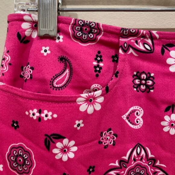 GOODCLOTHES 8 Pink Bandana Print Skirt - Picture 2 of 6